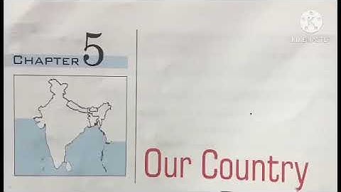 Chapter 5 Our country | SST class 3