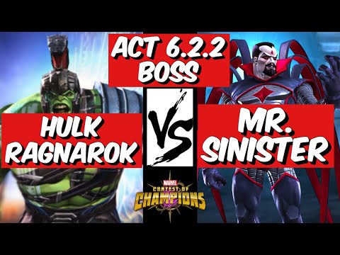 Act 6.2.2 Mr. Sinister Boss 1 shot | Marvel Contest of Champions (MCOC)