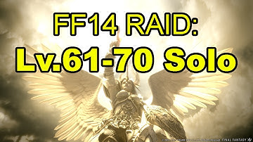 WOTV FFBE: FF14 Raid Lv.61-70 run (solo-manual)