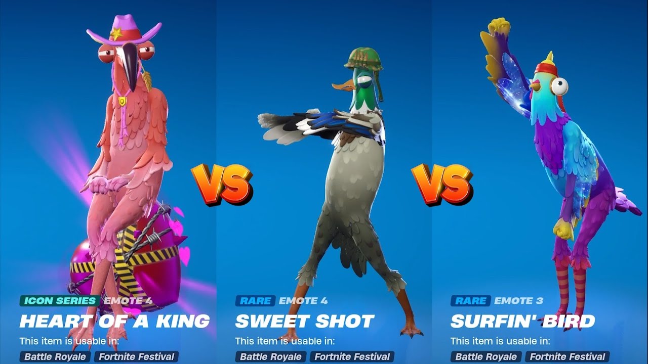 Fortnite *NEW* Birds of a Feather Skins Dance Battle trending YouTube