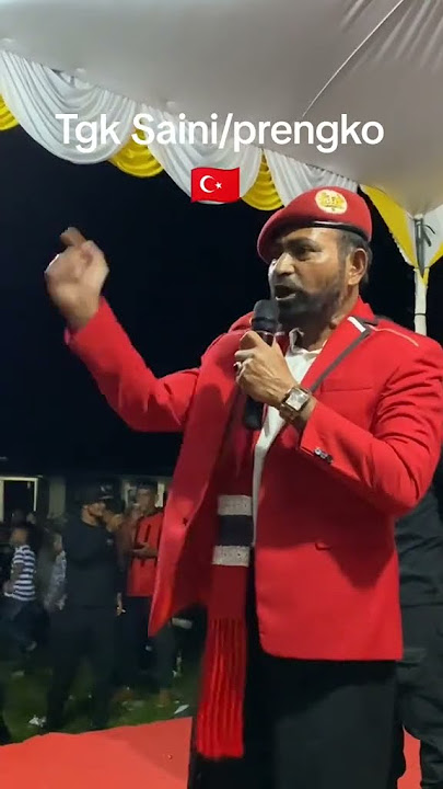 Speech by Tgk Saini, Aceh Party #acehvideo