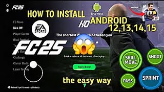 How to Install FIFA 16 MOD FC25 on ANDROID 12,13,14,15 100% working screenshot 4