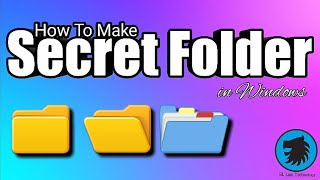 How To Make Secret Folder Sl Lion Technology
