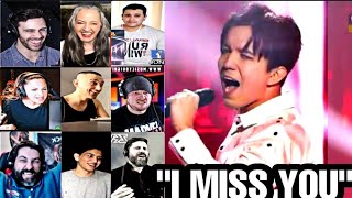 DIMASH- "I MISS YOU" REACTION COMPILATION