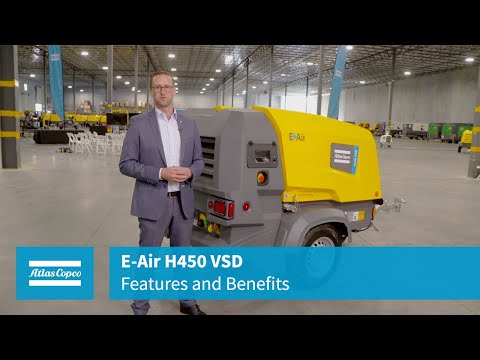 E-Air H450 VSD – Features and Benefits | Atlas Copco Power Technique