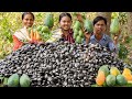 Wow! Cooking 10000 Mussels that Harvest From the Small River - Deep Fried Crispy Mussels in Village