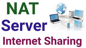 How to share internet using NAT Server step by step guide.