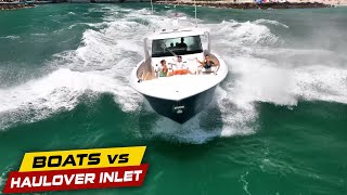 HAULOVER DAD STRIKES AGAIN ! KID GOES FLYING ! | Boats vs Haulover Inlet