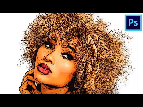 How to create a Cartoon effect in Photoshop CC - Photoshop cartoon effect tutorial