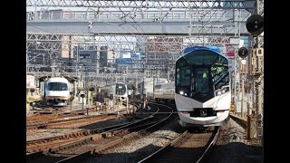 2019 11 17　近鉄・名古屋線　米野駅・50000系・しまかぜ～2000系・CNS号ラッピング～♪