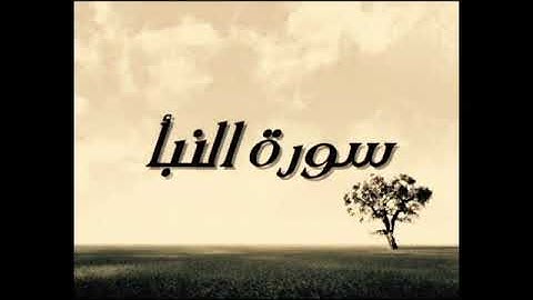 الشيخ عبد الخالق عطية - سورة النبأ