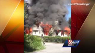 Video shows flames engulfing Haverhill home