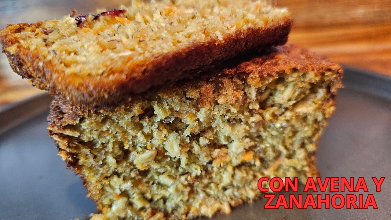 Este Pan de Plátano con Avena Queda Increíble 🤤🍌