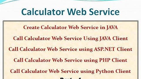 Call Java Web Service using PHP Client - Part 4