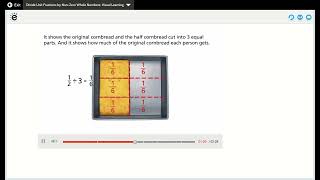 Unit 7: Dividing a Unit Fraction by a Whole Number Using Visual Models I
