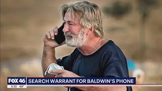 Warrant issued for Alec Baldwin's phone in 'Rust' investigation