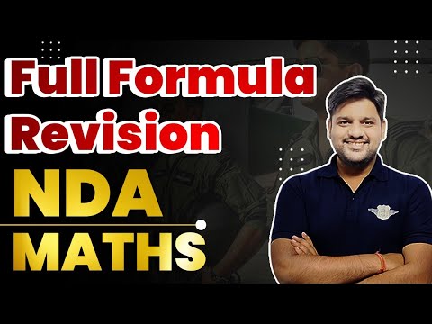 NDA MATHS FORMULA REVISION || ALL MATHS FORMULA COMPLETE REVISION || NDA 2 2021 MATHS FORMULA