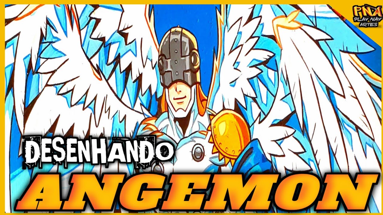 COMO DESENHAR ANGEMON DE DIGIMON - SPEED DRAWING! #digimon # ...