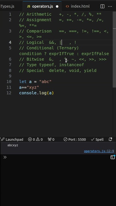js cheat sheet: operators #coding #webdevelopment #javascript # ...