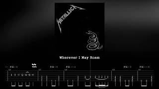 Download lagu Metallica - Wherever I May Roam (Guitar Backing Track with Tabs)