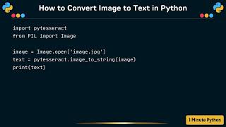 How to Convert Image to Text in Python News