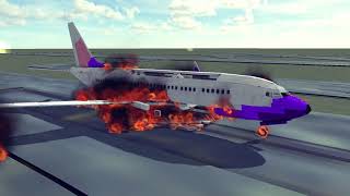 China Airlines Crash Compilation - Besiege
