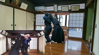 無拍子流柔術　刀取り（車投げ）　Mubyoushi-ryu ju-jutu ”katanadori kurumanage”