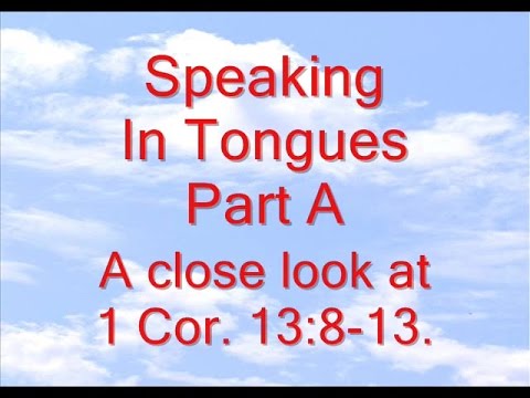 speaking tongues