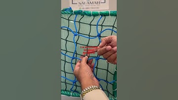 3 layer safety net- 5mm braided in 100 mm mesh+3mm Garware DSN+ monofilament shade net