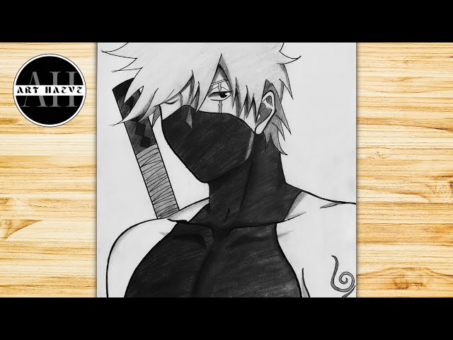 How to Draw Kakashi Hatake — Naruto Manga  Hidden Drawing Techniques -  Yubi Art - Medium