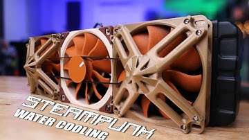 I Turned One Fan Into Three | Steampunk Water Cooling