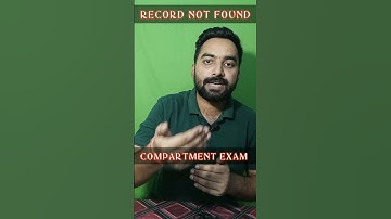 Record Not Found Solution || Compartment Exam 2023 || Class 10/12✌🥳