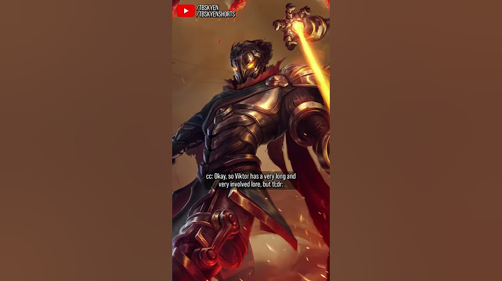 For a "Machine Herald," Viktor isn't much of a cyborg || design hot take #shorts