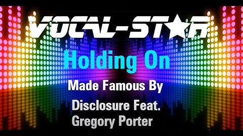 Holding On Karaoke version - Karaoke performance video thumbnail