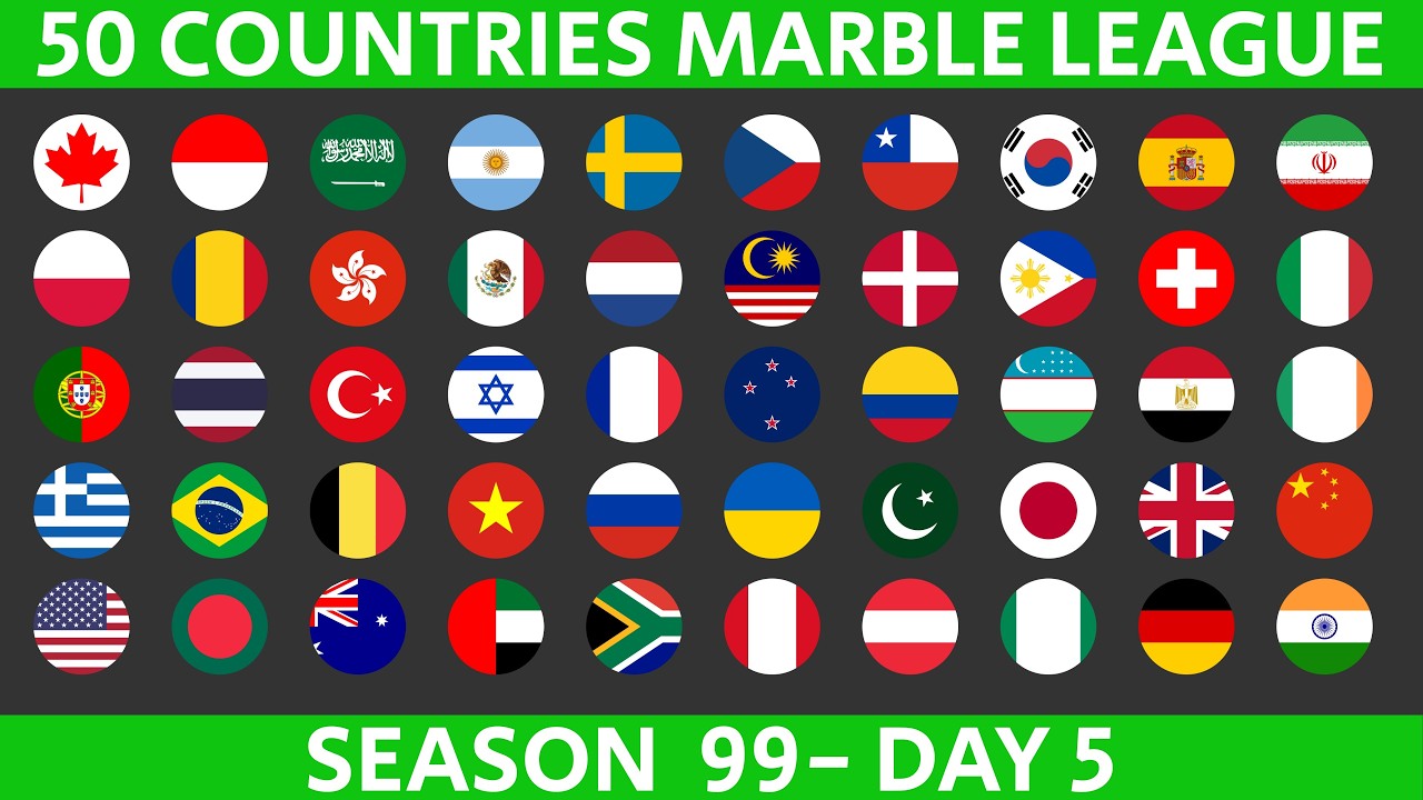 Лига мраморных гонок 50 стран, 99-й сезон, день 5/10. Мраморная гонка в Алгоду.