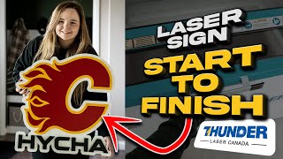 Making a wood sign with my Thunder Laser! (+ Illustrator & LightBurn Walkthrough)