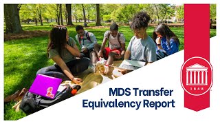The Transfer Equivalency Report — Bachelor of Multi-Disciplinary Studies — University of Mississippi