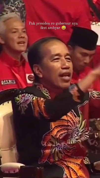 Jokowi Nyanyi Kartonyono medot janji bareng denny caknan dan pak Ganjar