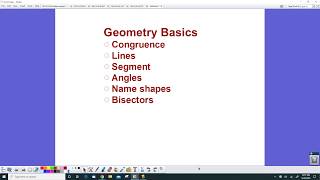 Geometry Basics