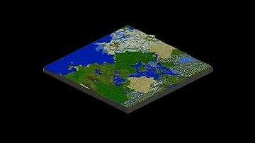 Jak velká je mapa Minecraft v KM?