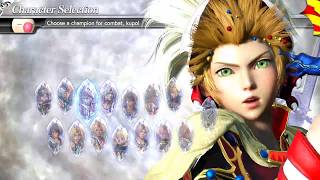 Dissidia Final Fantasy Beta NT All Battle Sets EX Skills and Summons Buffs.