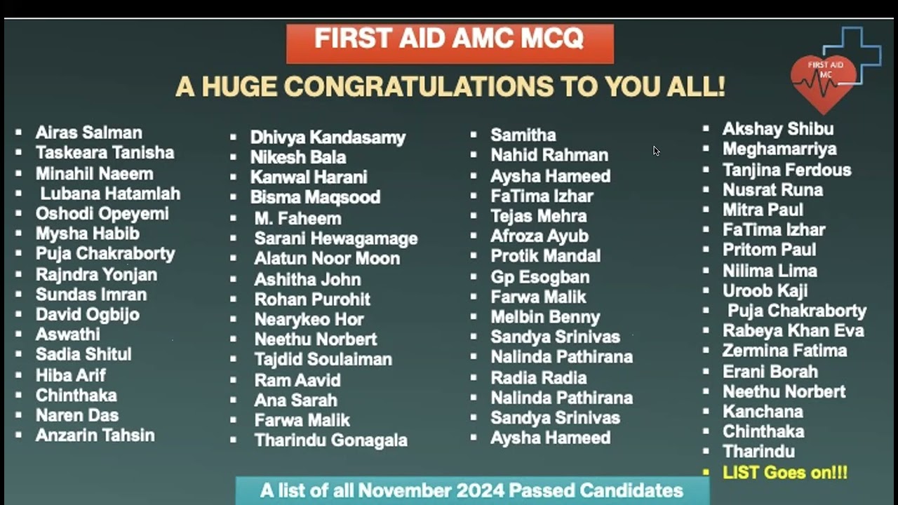 FIRST AID AMC MCQ New course Trial class-- Introduction to AMC MCQ Preparation & Psychiatry