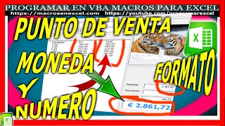 1013 🔴 Punto de VENTA con EXCEL 🔥 FORMATO MONEDA y NUMERO a Listbox #9