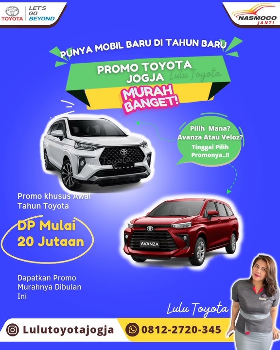 TOYOTA JOGJA PROMO AVANZA | VELOZ DP MULAI 20JUTAAN | CALL LULU 0812-2720-345 #nasmoco