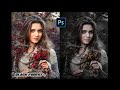 photoshop tutorial epek black forest, camera raw filter 2020