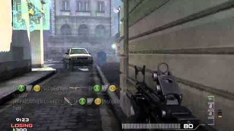 MW3 random mid game throwing knives