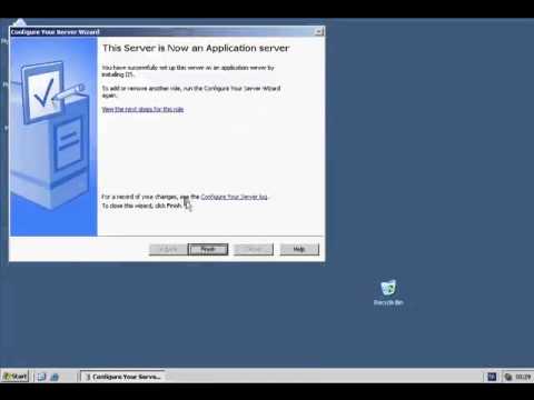 Windows Server 2003 IIS Server Installation