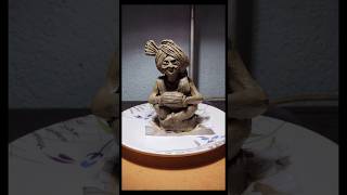 "Sirf Mitti Se Banayi Ye Khoobsurat Murti 😍 | Handmade Clay Art" #shorts #masterpiece #clay #diy