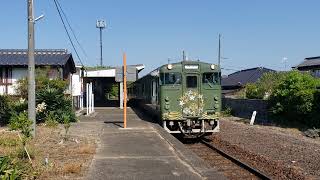 ○○のはなし　出発進行！！in仙崎駅#国鉄型車両 #山陰線 #観光列車