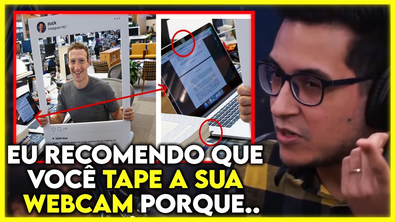 VOCÊ TAPA SUA WEBCAM? HACKER EXPLICA OS CUIDADOS QUE VOCÊ DEVE TER | Cortes Podcast